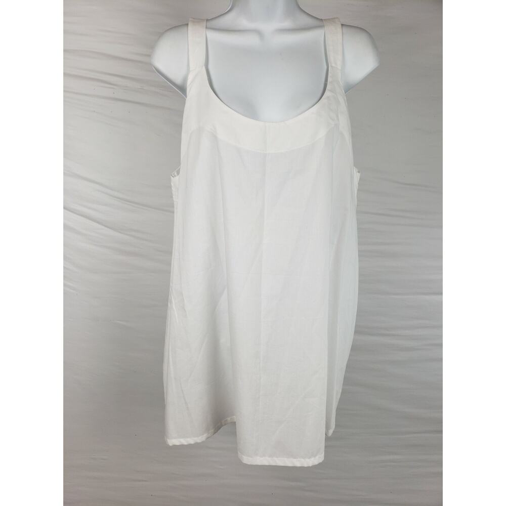 Harriet's SF White 100% Cotton Japanese‎ Loose Tank Top Women's